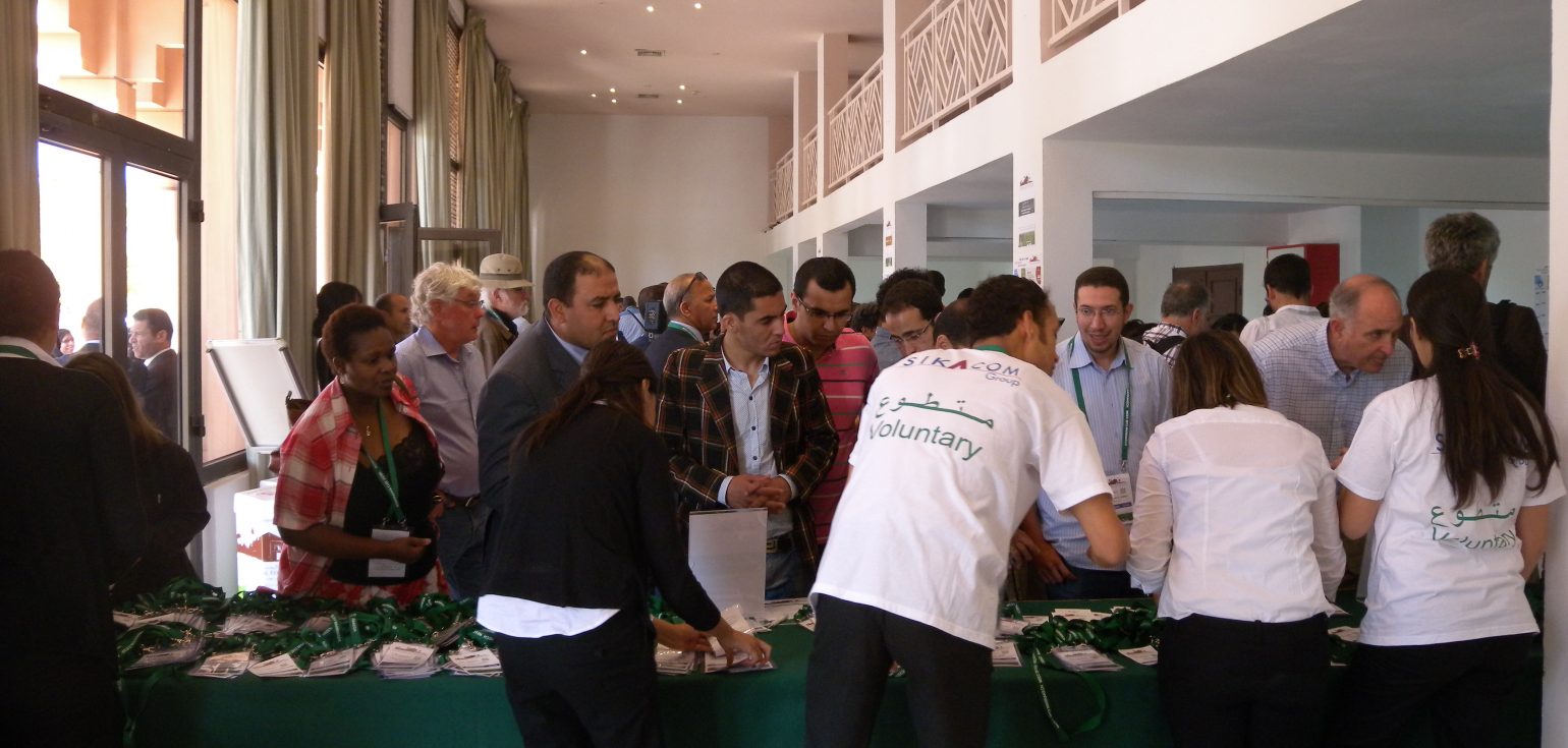7th WEEC, Marrakech (Morocco) Registration desk